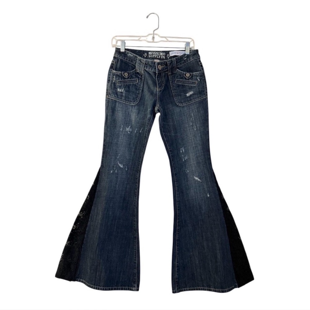 Mossimo Supply Co. Dark Blue Flare Jeans